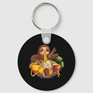 Ramen Sloth Kawaii Anime Japanese Food Gifts Kids  Keychain