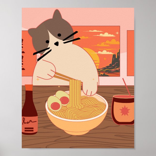 Ramen Slurp Poster (Front)