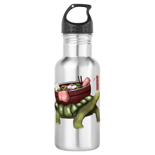 ramen stainless steel water bottle (Front)