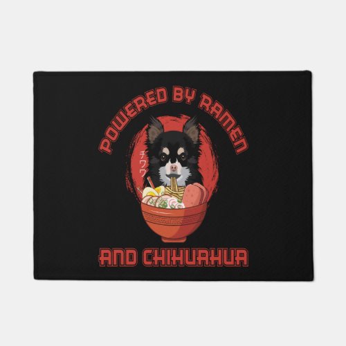 Ramen Sushi Chihuahua Dog T_Shirt Doormat