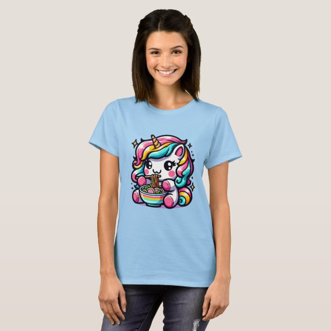 Ramen Unicorn T-Shirt (Front Full)