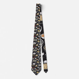 Ramen vintage sketch by CallisC Arts ⭐⭐⭐⭐⭐ Neck Tie