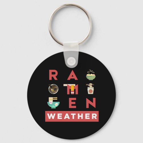 Ramen Weather Keychain