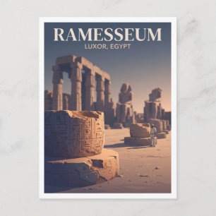 Ramesseum Luxor Egypt Gift Postcard