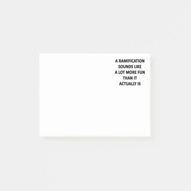 Ramification Post-it Notes (Front)