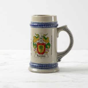 Ramirez Family Crest Stein
