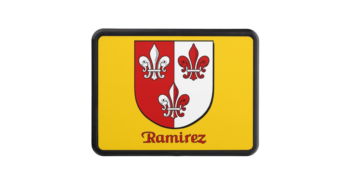 Ramirez Family Shield Hitch Cover | Zazzle