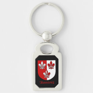 Ramirez Historical Shield Keychain