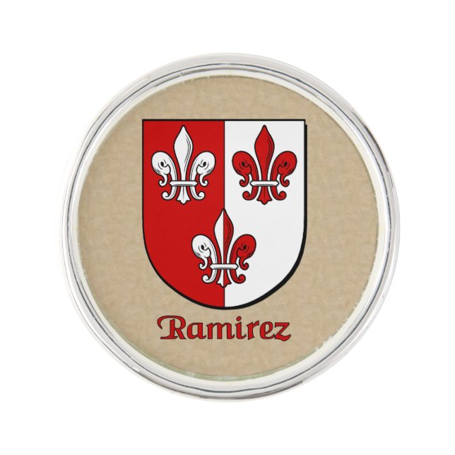 Ramirez Historical Shield Pin (Front)