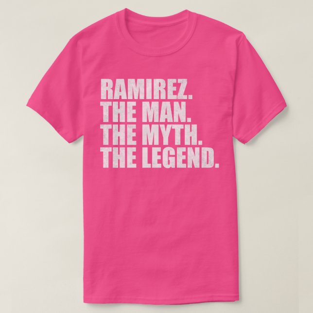 RamirezRamirez Name Ramirez given name T-Shirt (Design Front)
