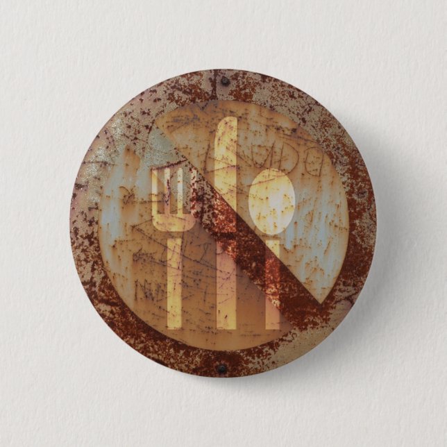 Rammadan no eating muslim button (Front)