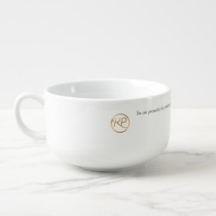RAMO & PAUL gold logo fan Soup Mug