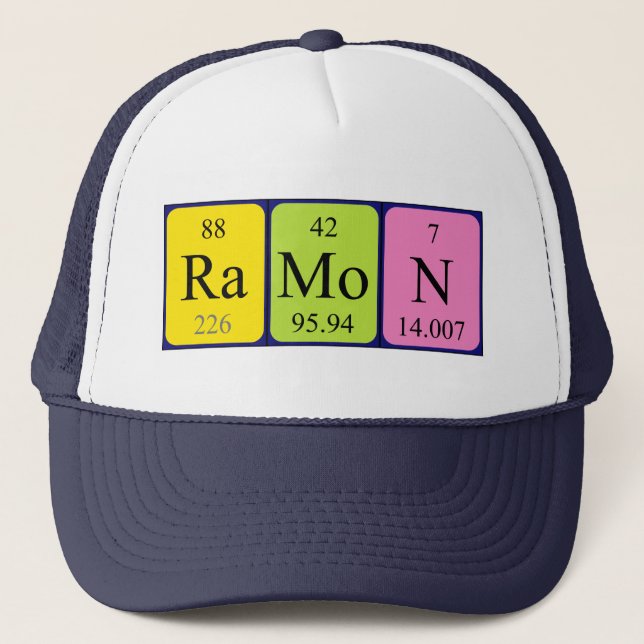 Ramon periodic table name hat (Front)