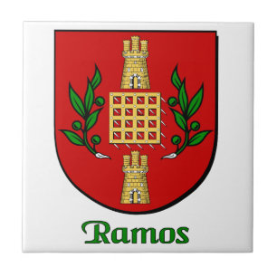 Ramos Family Shield Decorative Tile