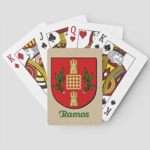 Ramos Heraldic Shield Poker Cards