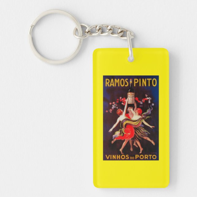 Ramos Pinto Vintage PosterEurope Keychain (Front)