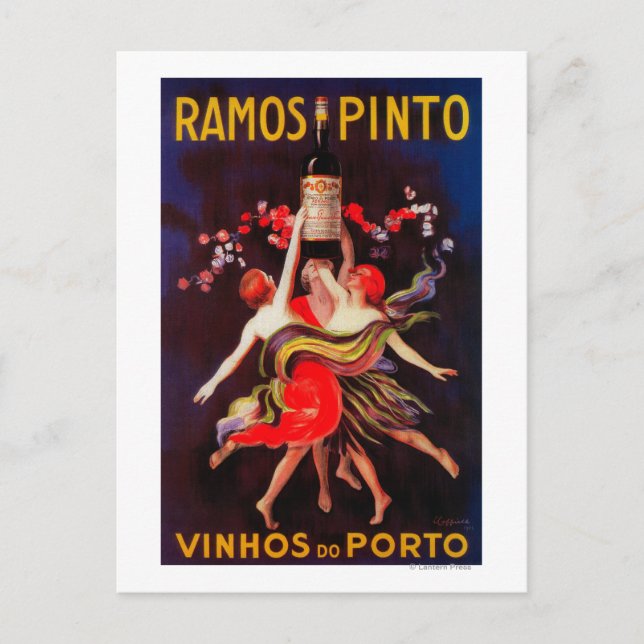 Ramos Pinto Vintage PosterEurope Postcard (Front)