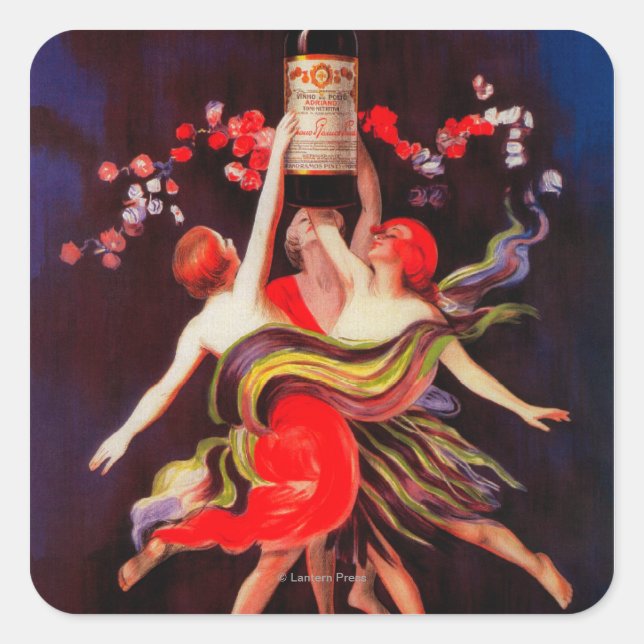 Ramos Pinto Vintage PosterEurope Square Sticker (Front)