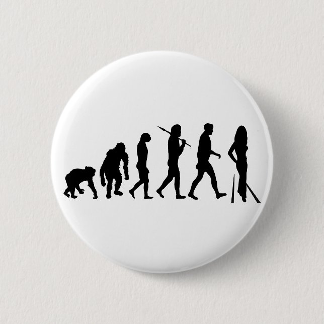Ramp models catwalk modelling career gifts pinback button (Front)
