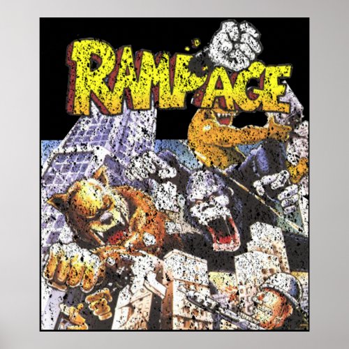 Rampage _ Sega Poster