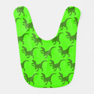 Rampaging Dinosaurs Baby Bib