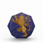 Rampant Lion - gold on blue Award