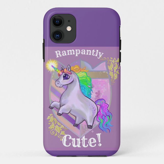 Rampantly Cute Unicorn Case-Mate iPhone Case (Back)