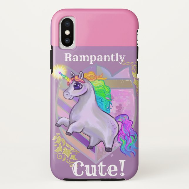 Rampantly Cute Unicorn Case-Mate iPhone Case (Back)