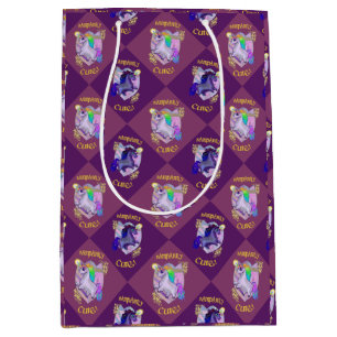 Rampantly Cute Unicorn  Medium Gift Bag