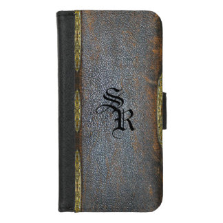 Rampart Gothic Book Style unique monogram iPhone 8/7 Wallet Case