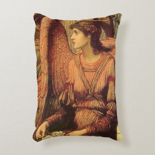 Ramparts of Gods House Angel by John Strudwick Accent Pillow