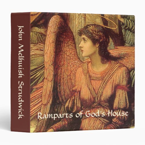 Ramparts of Gods House Angel by John Strudwick Binder
