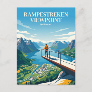 Rampestreken Viewpoint Norway Postcard