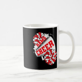 Rams Cheer Ck To School Cheerleading Spirit R  Coffee Mug