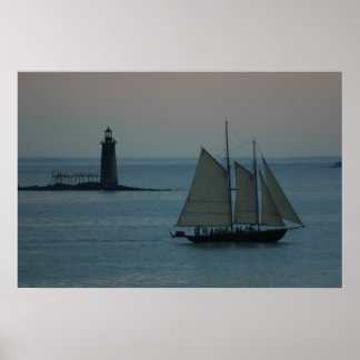 Rams Island Ledge, Maine Poster