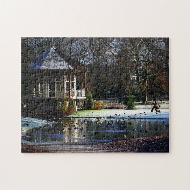 Rams Woerthe Tea House 11x14 252pc jpcna Jigsaw Puzzle (Horizontal)