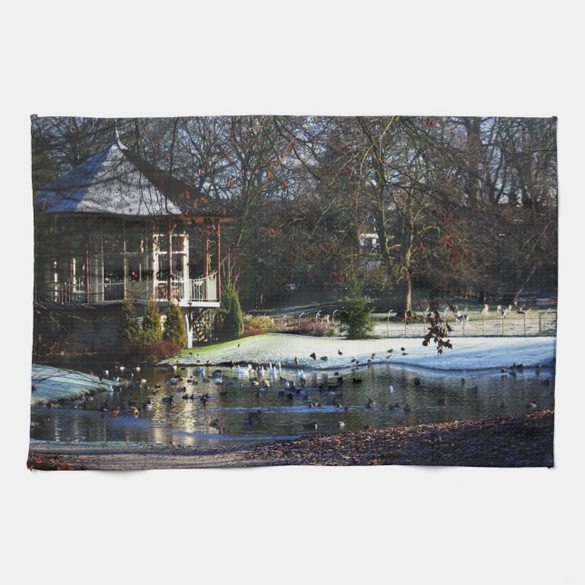 Rams Woerthe Tea House ktcna Kitchen Towel (Horizontal)