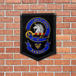 Ramsay Clan Badge Banner Pennant