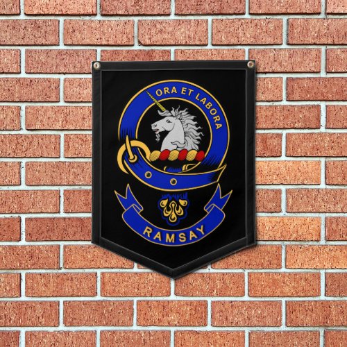 Ramsay Clan Badge Banner   Pennant
