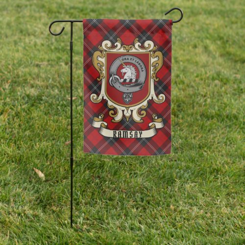 Ramsay Clan Badge  Tartan Personalized Garden Flag