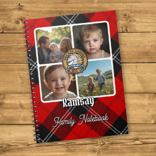 Ramsay Family Photo Collage Notebook