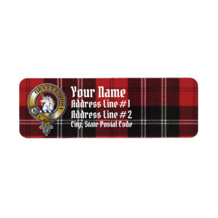 Ramsay Tartan & Badge Label