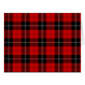 Ramsay tartan red black plaid (Front Horizontal)