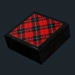 Ramsay tartan red black plaid keepsake box<br><div class="desc">Ramsay clan tartan red black plaid</div>