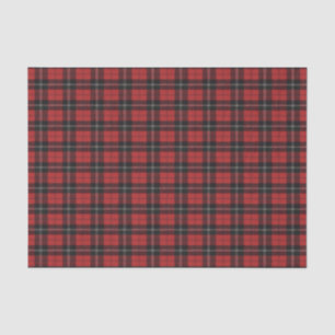 Ramsey Red Modern Original Scottish Tartan Tissue Paper