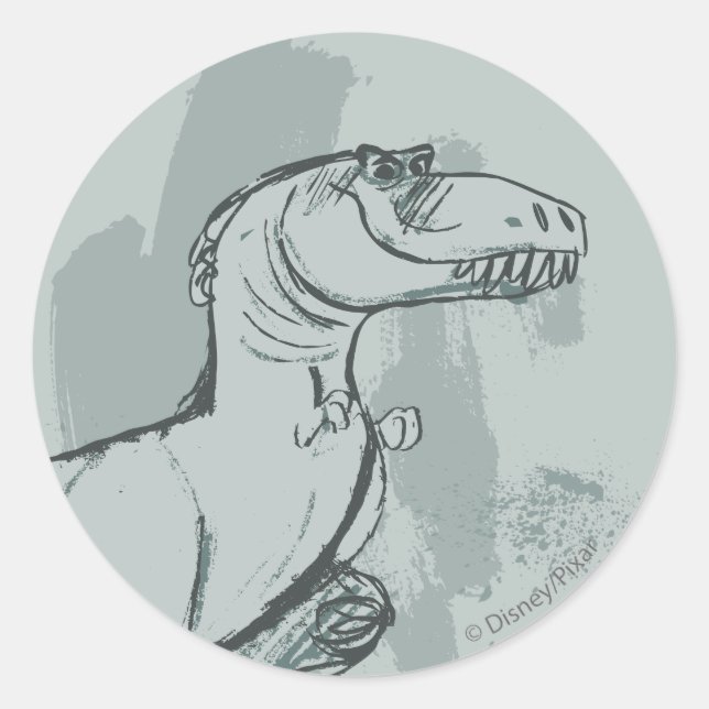 Ramsey Sketch Classic Round Sticker (Front)