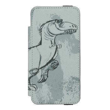 Ramsey Sketch Iphone Se/5/5s Wallet Case by gooddinosaur at Zazzle