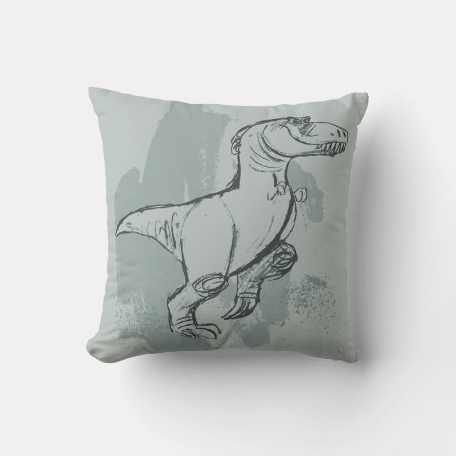 Ramsey Sketch Throw Pillow (Front)