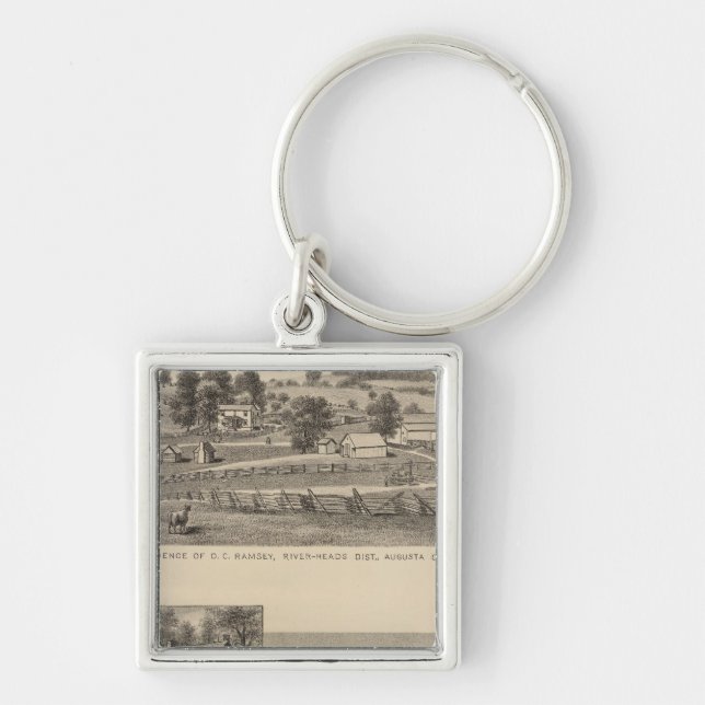 Ramsey, Williams residences Keychain (Front)