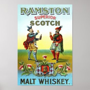 Ramston Superior Scotch Vintage Poster by AntiquePosters at Zazzle